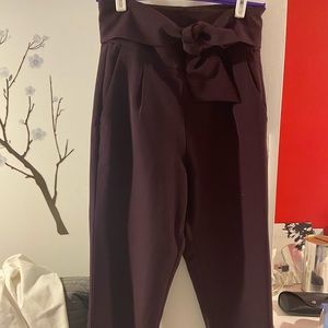 Dark purple pants